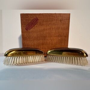 Vintage JcPenney's Towncraft Brush Set Garment Shoe Brushes Nylon Bristles USA
